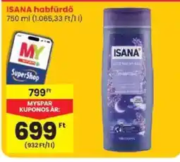 Spar ISANA habfürdő ajánlat