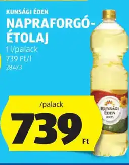 ALDI Kunsági éden napraforgó-étolaj ajánlat