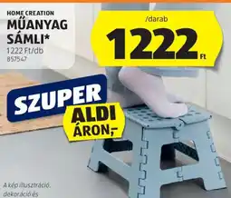 ALDI Home creation műanyag sámli ajánlat