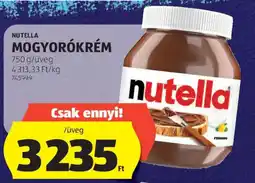 ALDI Nutella mogyorókrém ajánlat