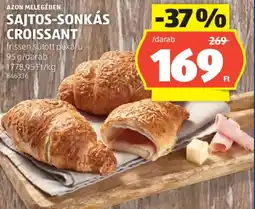 ALDI Sajtos-Sonkás croissant ajánlat