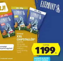 ALDI Elephant XXL chipstallér ajánlat