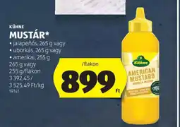 ALDI Kühne mustár ajánlat