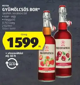 ALDI Meyer gyümölcsös bor ajánlat