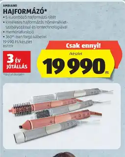 ALDI Ambiano hajformázó ajánlat