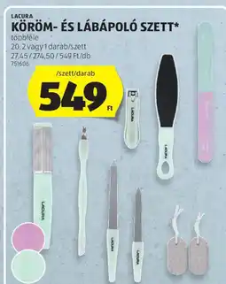 ALDI Lacura köröm- és lábápoló szett ajánlat