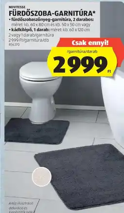 ALDI Novitesse fürdőszoba-garnitúra ajánlat