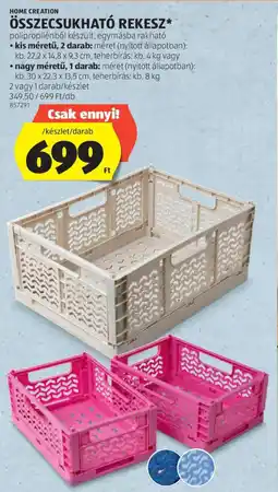 ALDI Home creation összecsukható rekesz ajánlat