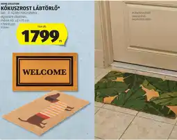 ALDI Home creation kókuszrost lábtörlő ajánlat