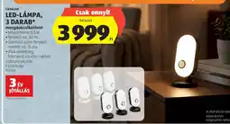 ALDI Casalux LED-LÁMPA, 3 darab mozgásérzékelővel ajánlat
