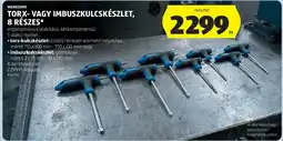ALDI Workzone torx- vagy imbuszkulcskészlet ajánlat
