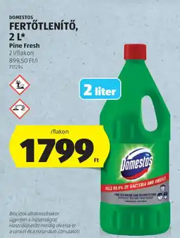 ALDI Domestos fertőtlenítő Pine Fresh ajánlat