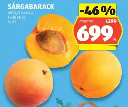 ALDI Sárgabarack ajánlat