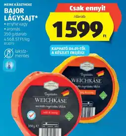 ALDI Meine käsektheke bajor lágysajt ajánlat