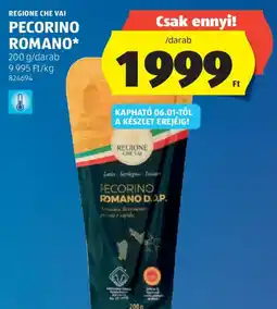 ALDI Regione che vai pecorino romano ajánlat
