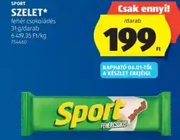 ALDI Sport szelet ajánlat