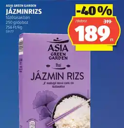 ALDI Asia green garden jázminrizs ajánlat