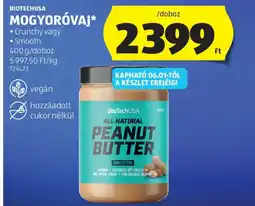 ALDI Biotechusa mogyoróvaj ajánlat