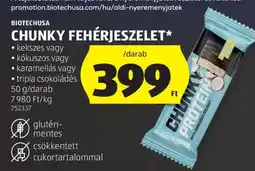 ALDI Biotechusa chunky fehérjeszelet ajánlat