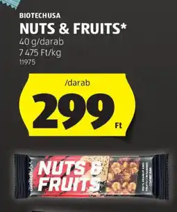 ALDI Biotechusa nuts & fruits ajánlat