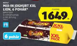 ALDI Nestlé mix-in joghurt XXL lion 6 pohár ajánlat