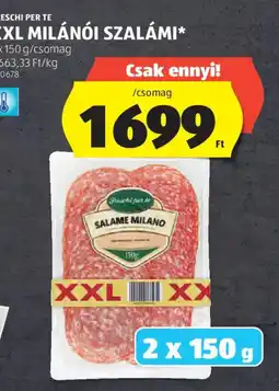 ALDI Freschi per te XXL milánói szalámi ajánlat