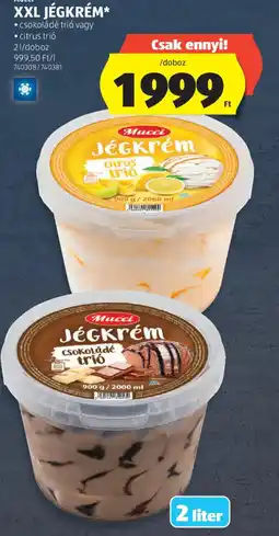 ALDI Mucci XXL jégkrém ajánlat