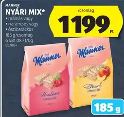 ALDI Manner nyári mix ajánlat