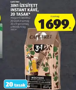 ALDI Cafe frei 3IN1 ízesített instant kávé ajánlat