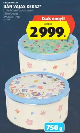 ALDI Finest bakery dán vajas keksz ajánlat