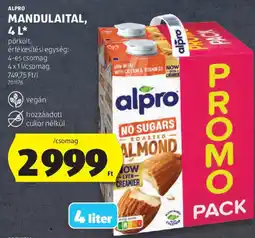 ALDI Alpro mandulaital ajánlat