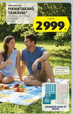 ALDI Home creation pikniktakaró táskával ajánlat