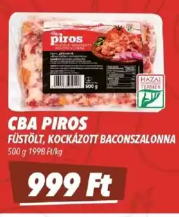 CBA Cba piros füstölt, kockázott baconszalonna ajánlat