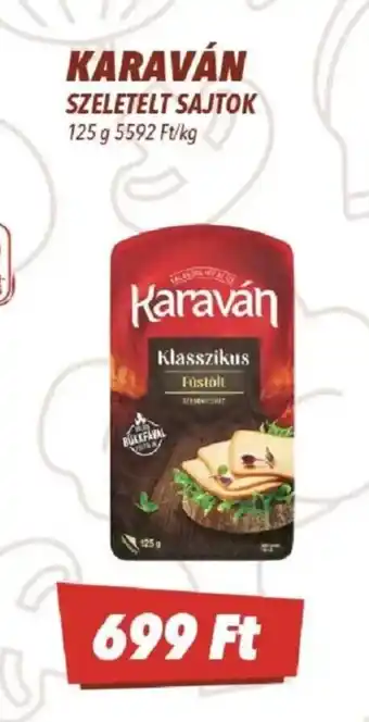 Karaván szeletelt sajtok