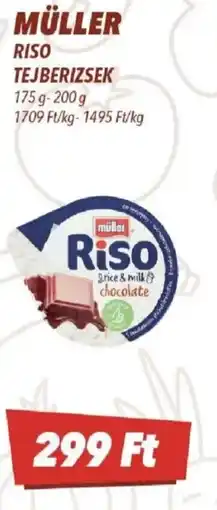 CBA Müller riso tejberizsek ajánlat