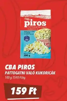 CBA Cba piros pattogatni való kukoricák ajánlat
