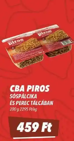 CBA Cba piros sóspálcika és perec tálcában ajánlat