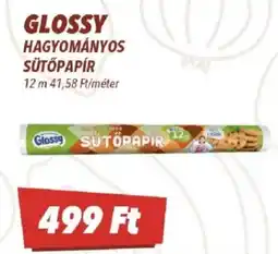 CBA Glossy hagyományos sütőpapír ajánlat