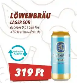 CBA Löwenbräu lager sör ajánlat
