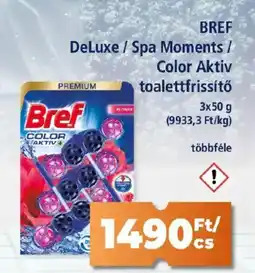Goods Market Bref DeLuxe / Spa Moments / Color Aktiv toalettfrissítő ajánlat