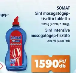 Goods Market Somat 5in1 mosogatógép-tisztító tabletta vagy 5in1 Intensive mosogatógép-tisztító ajánlat