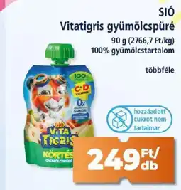 Goods Market Sió Vitatigris gyümölcspüré ajánlat