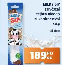 Goods Market Milky sip szívószál tejben oldódó cukordrazséval ajánlat