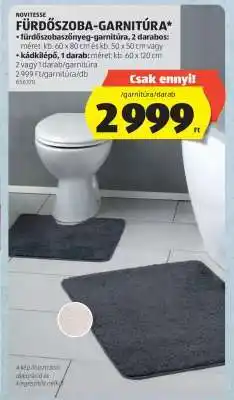 ALDI FÜRDŐSZOBA-GARNITÚRA ajánlat