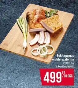 Coop Fokhagymás erdélyi szalonna ajánlat
