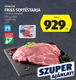 ALDI Friss sertéstarja ajánlat