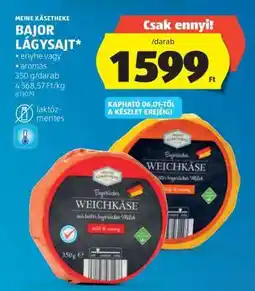 ALDI Meine Käsetheke Bajor Lágy Sajt ajánlat
