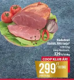 Coop Nádudvari füstölt, főtt tarja ajánlat