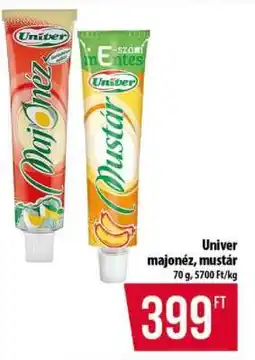 Coop Univer majonéz, mustár ajánlat