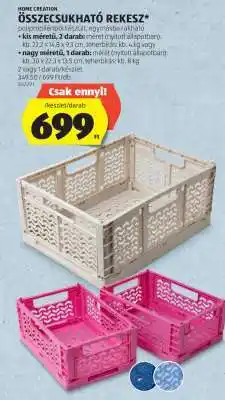 ALDI Összecsukható Rekesz ajánlat